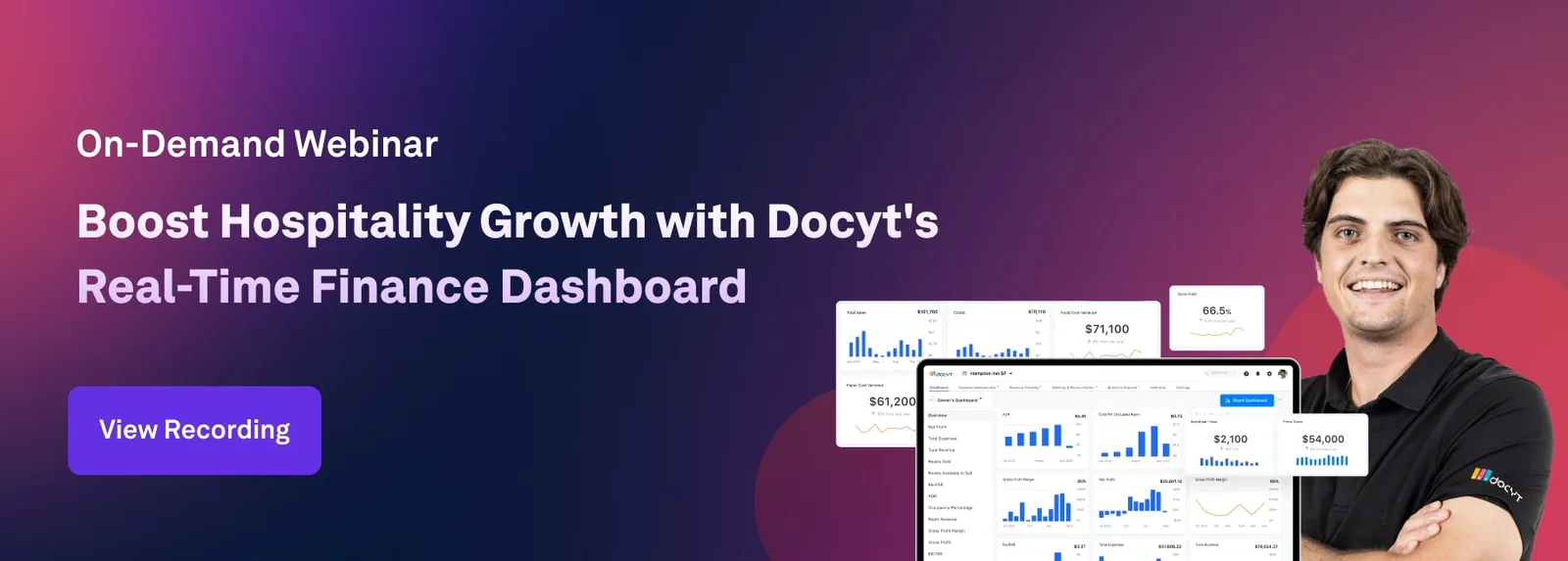 On Demand Webinar Boost Hospitality Growth Kpi Dashboard Docyt