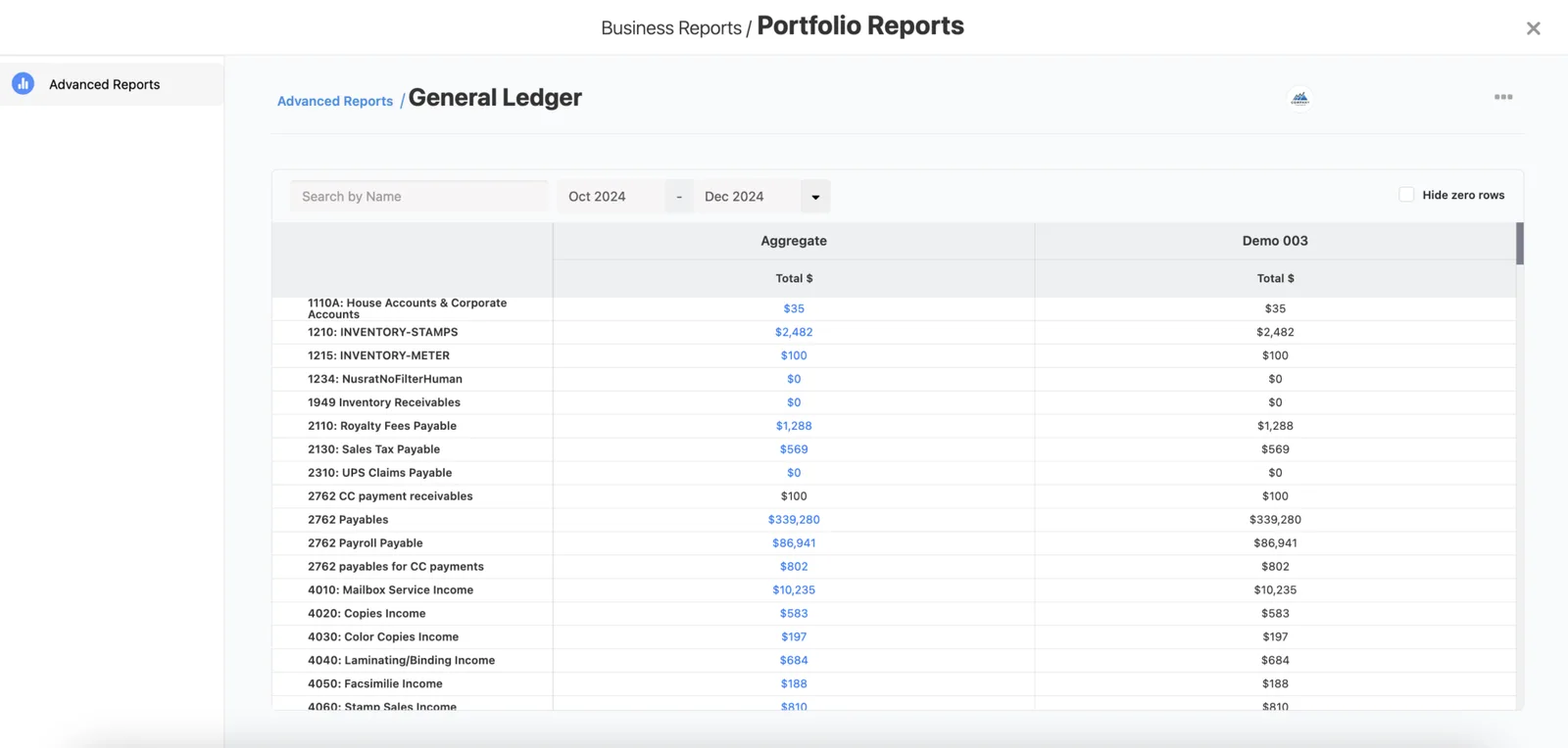 Portfolio Report In Docyt